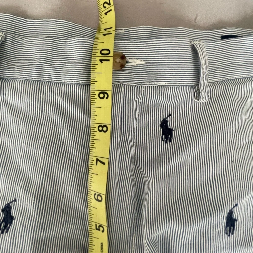 Polo Ralph Lauren ALL OVER PONY SEERSUCKER Stripe Classic Fit 9” Shorts Men’s 34